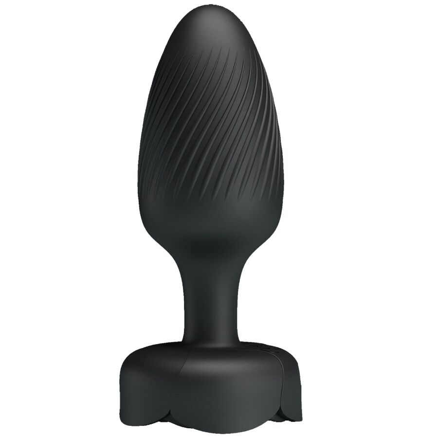 PRETTY LOVE - OSBORN BLACK LED LIGHT ANAL PLUG 9.8 CM