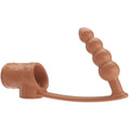 PRETTY LOVE - NATURAL PENIS SLEEVE WITH ANAL PLUG
