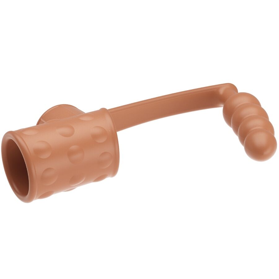 PRETTY LOVE - NATURAL PENIS SLEEVE WITH ANAL PLUG
