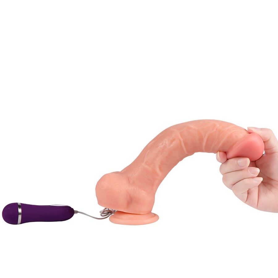 SHEQU - APOLO VIBRATING DILDO WITH REMOTE CONTROL 24.5 CM