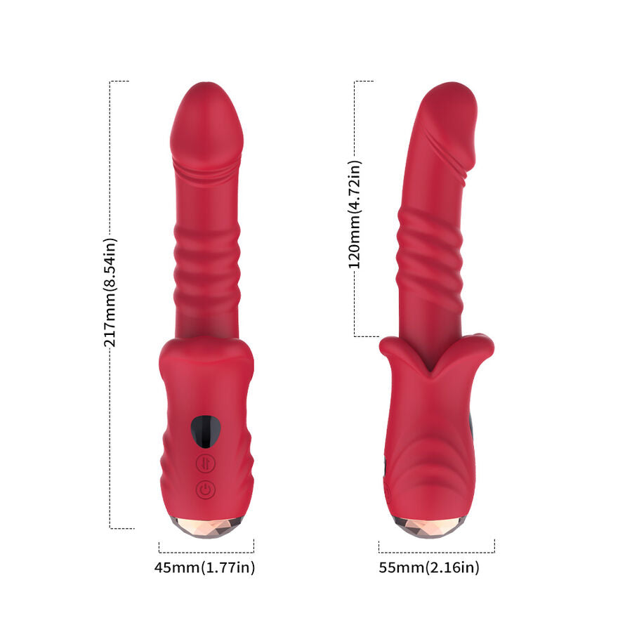 ARMONY - DILDO VIBRATOR STIMULATING RED