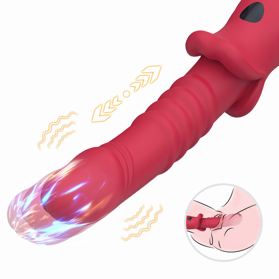 ARMONY - DILDO VIBRATOR STIMULATING RED