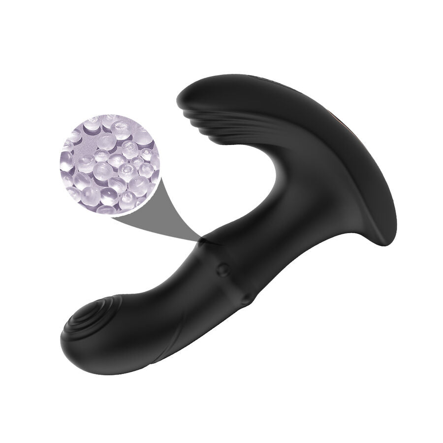 ARMONY - BLACK ANAL PROSTATE VIBRATOR WITH REMOTE CONTROL