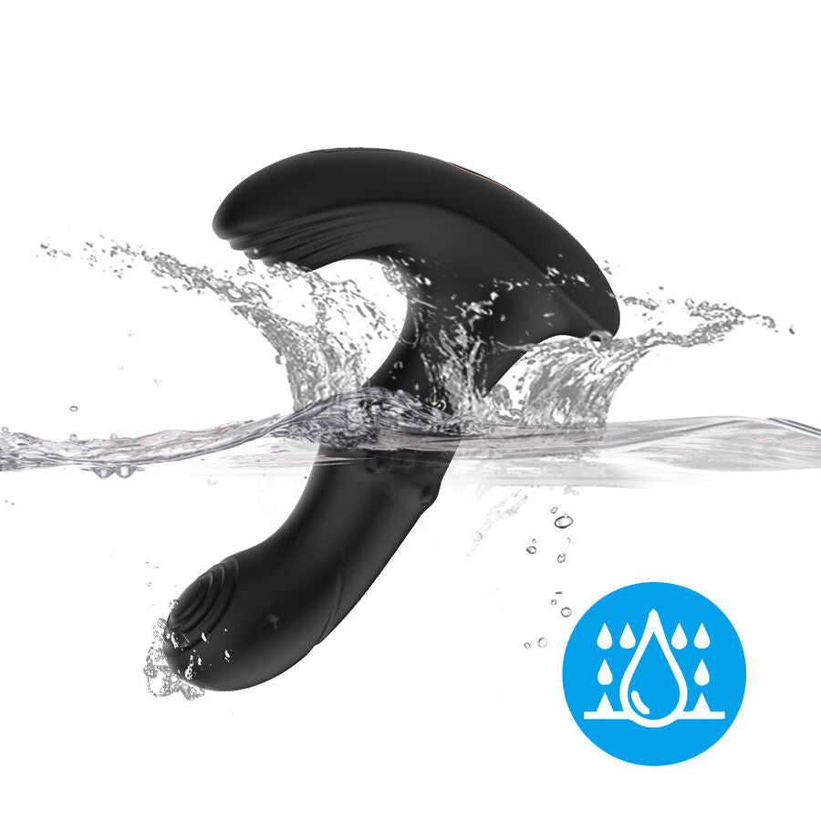 ARMONY - BLACK ANAL PROSTATE VIBRATOR WITH REMOTE CONTROL