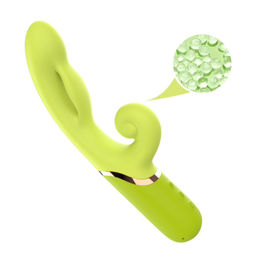 ARMONY - INFLATABLE POINT A VIBRATOR GREEN