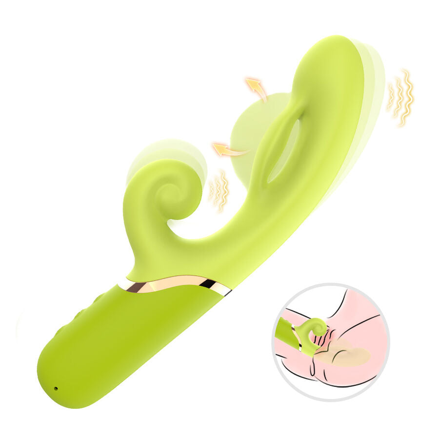 ARMONY - INFLATABLE POINT A VIBRATOR GREEN