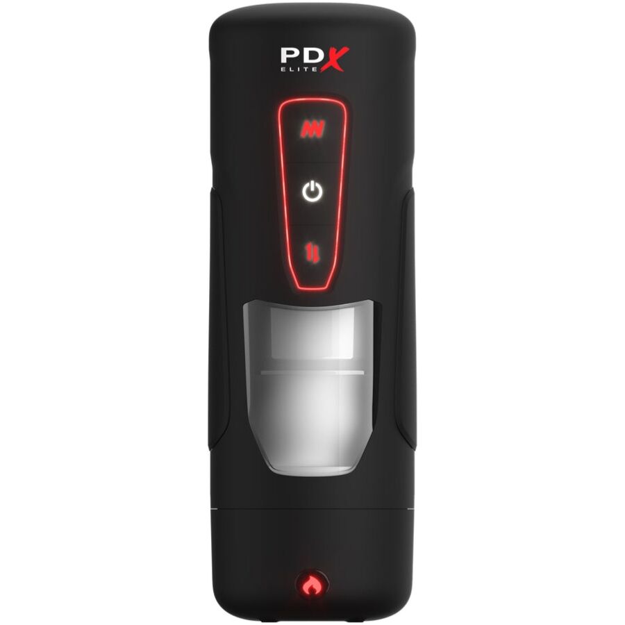 PDX ELITE - MILK ME HOTTER AUTOMATIC MASTURBATOR WITH THRUSTING AND HEATING VIBRATION
