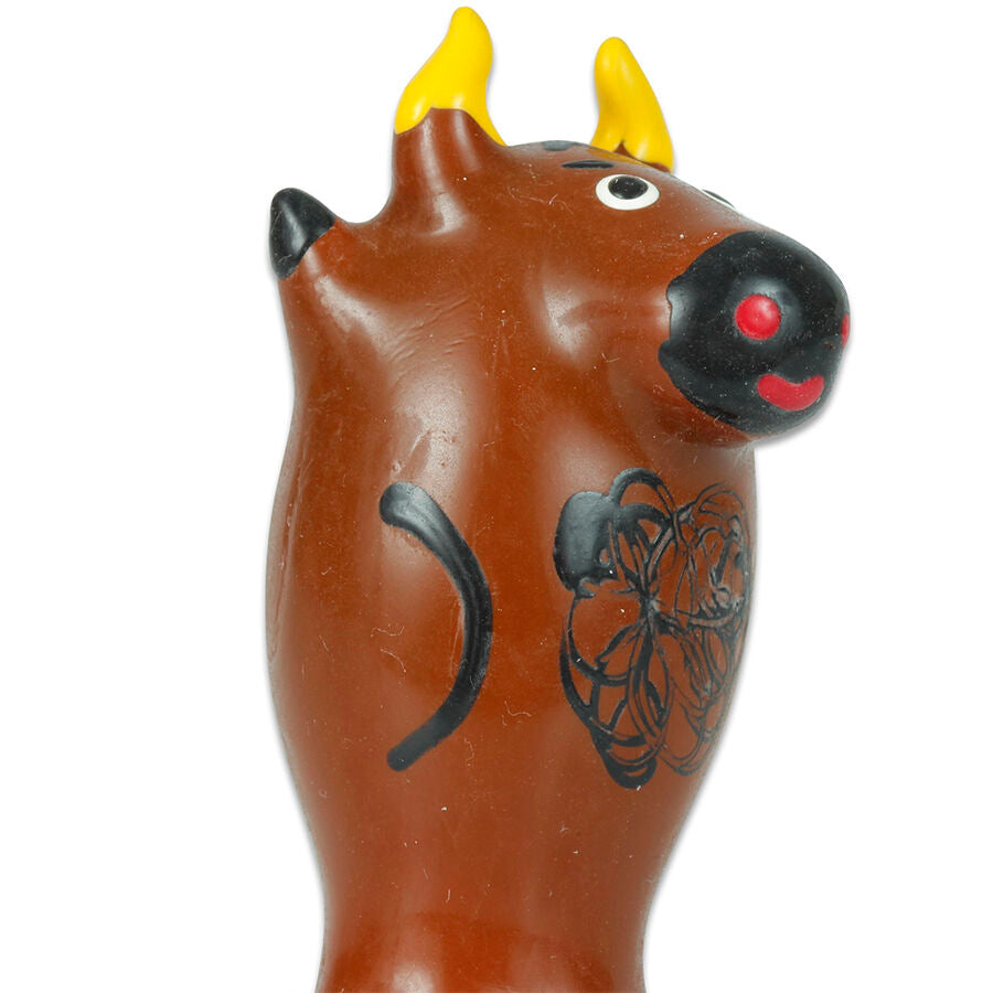 CONDOMERIE - HAND-PAINTED NOVELTY CONDOMS BULL MODEL 1