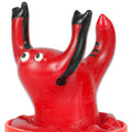 CONDOMERIE - HAND-PAINTED FANCY CONDOMS RED SCORPION