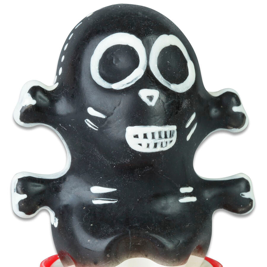 CONDOM SHOP - HAND-PAINTED FANCY CONDOMS BLACK SKULL MODEL 1