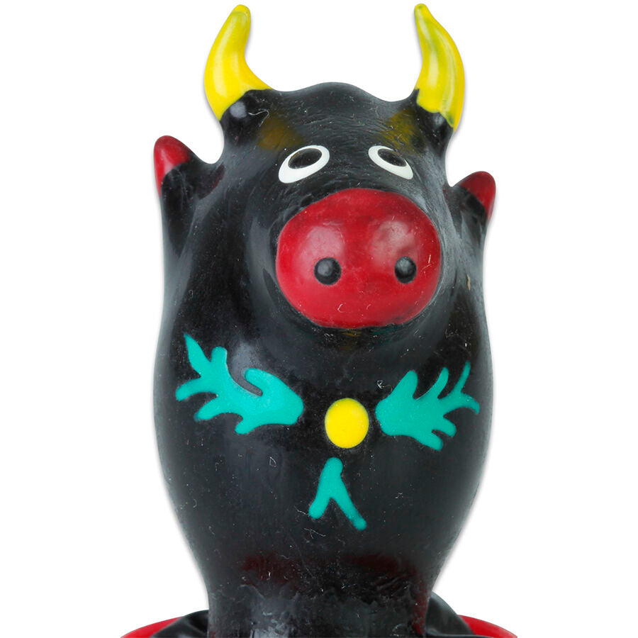 CONDOMERIE - HAND-PAINTED FANCY CONDOMS BLACK BULL MODEL 1