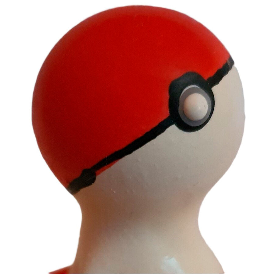 CONDOMERIE - HAND-PAINTED FANCY CONDOMS RED AND WHITE POKEBALL