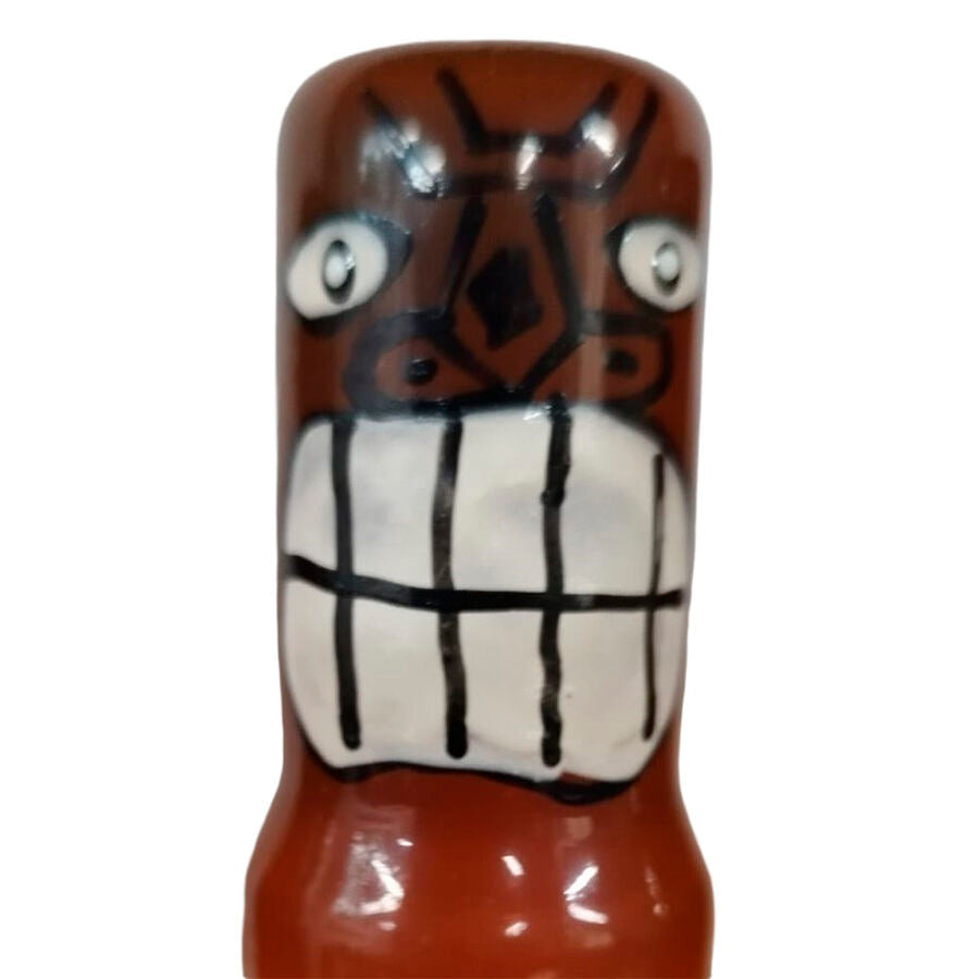 CONDOMERIE - HAND-PAINTED FANCY CONDOMS TIKI TOTEM-FRIKI-02