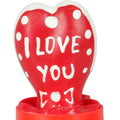CONDOMERIE - HAND-PAINTED FANCY HEART-SHAPED CONDOMS - I LOVE YOU MODEL 2