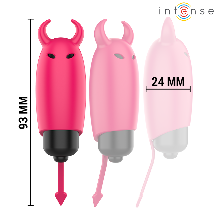 INTENSE - SCARLET RED DEMON VIBRATING EGG 9.3 X 2.4 CM