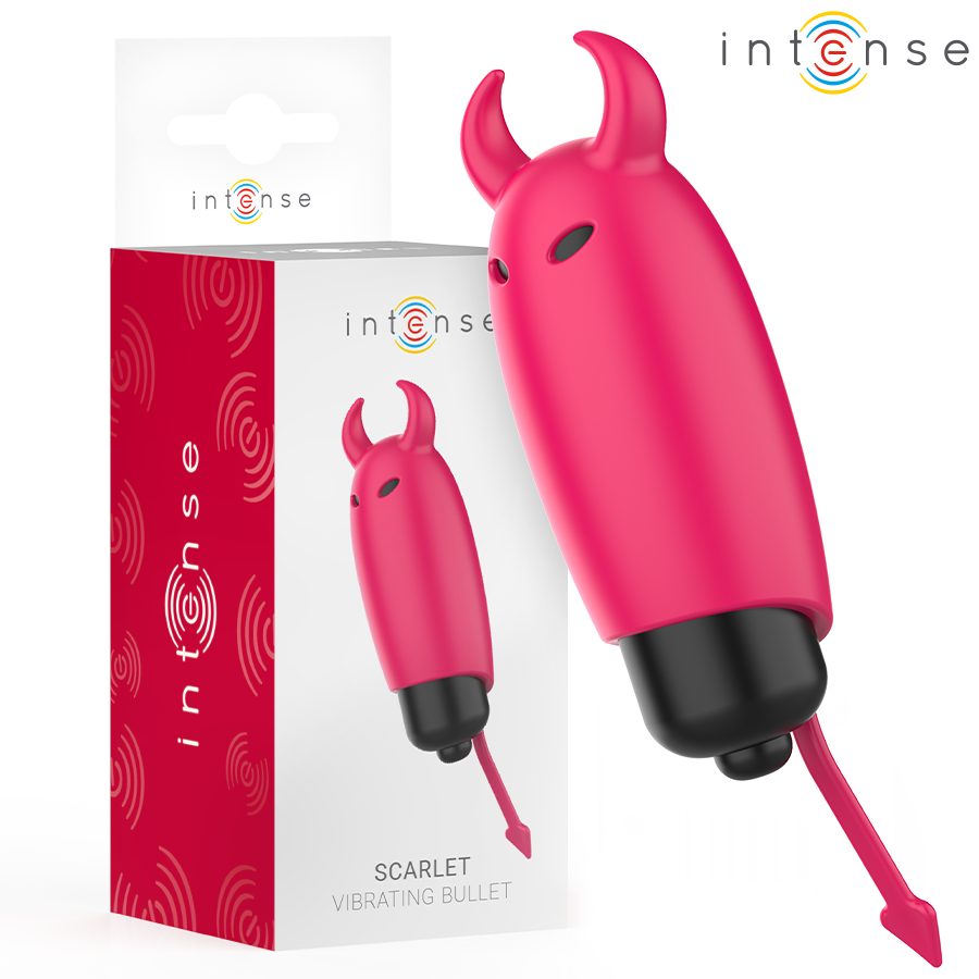 INTENSE - SCARLET RED DEMON VIBRATING EGG 9.3 X 2.4 CM