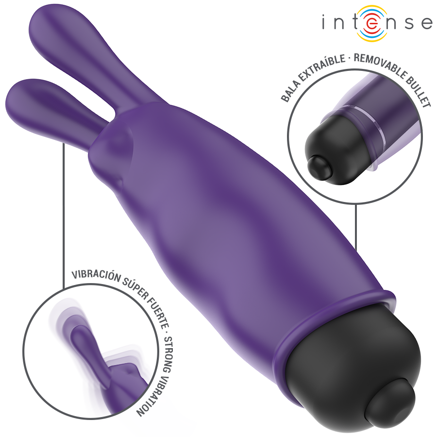 INTENSE - BALLE VIBRANTE VIOLET MYSTIQUE 8,7 X 2,4 CM
