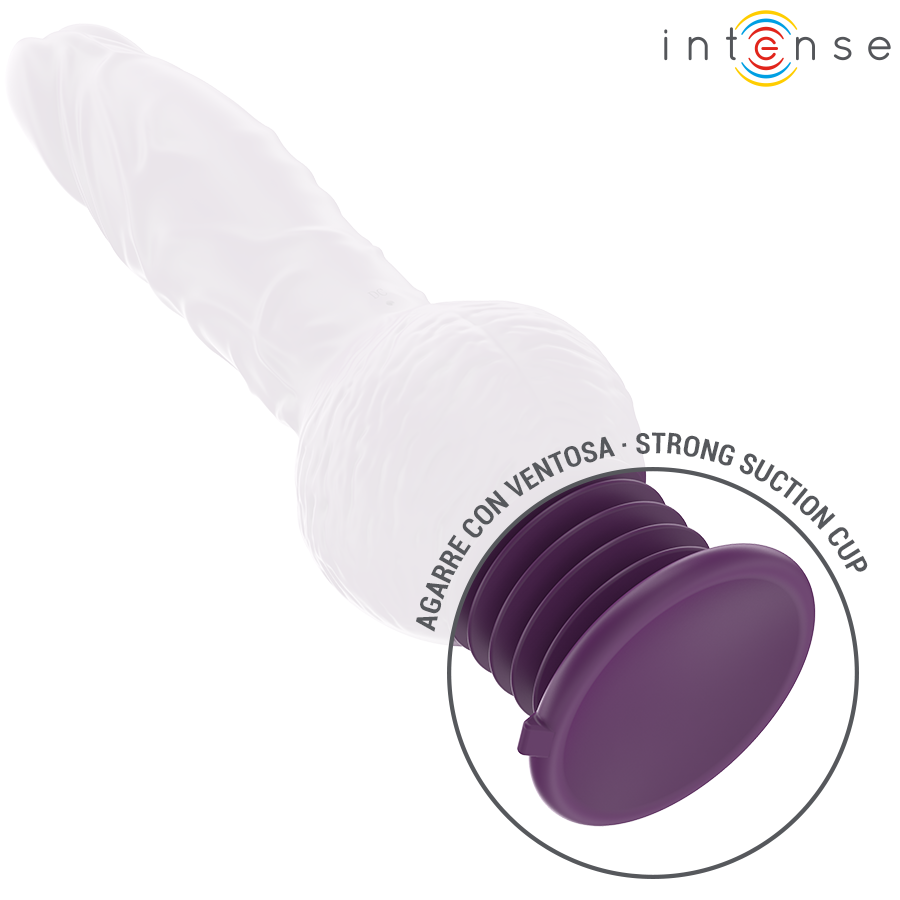 INTENSE - MULTIFUNCTION TATUM VIBRATOR WITH UP AND DOWN VIBRATION 24 CM PURPLE