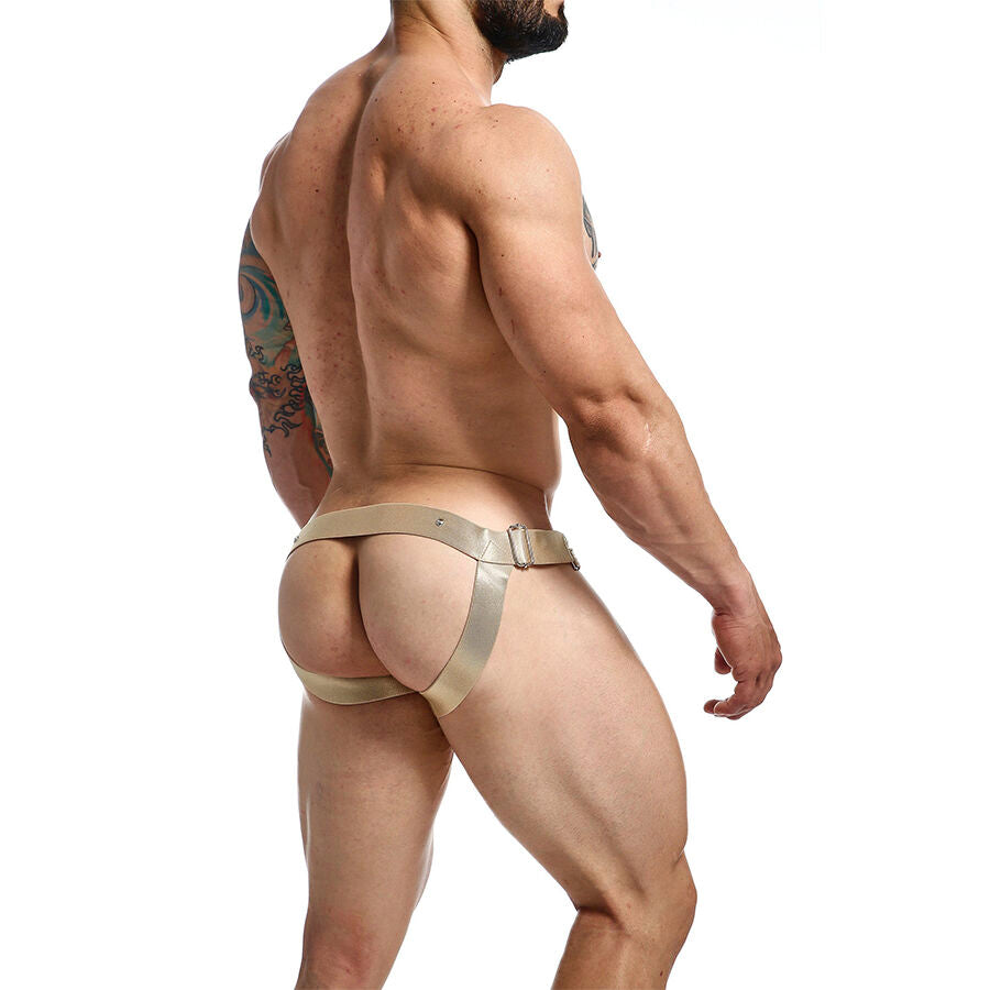 MOB - DNGEON PENITENTIARY RING JOCKSTRAP GOLD ONE SIZE