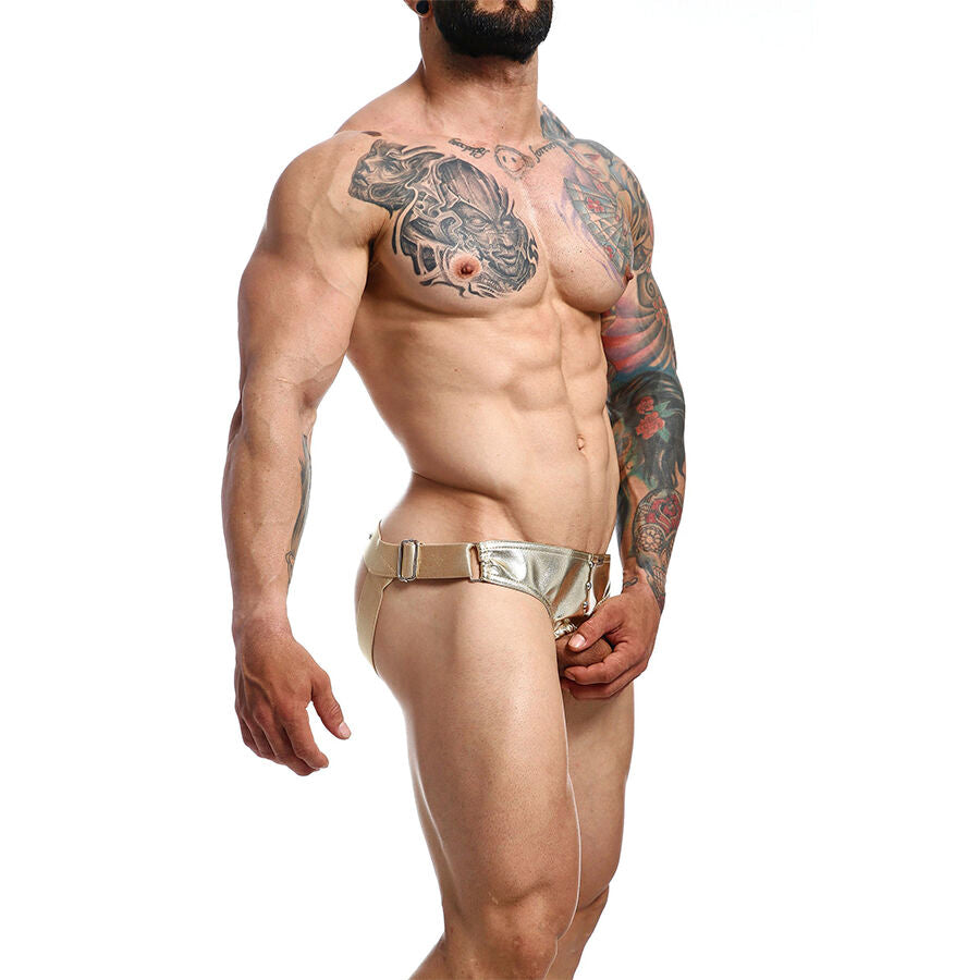 MOB - DNGEON PENITENTIARY RING JOCKSTRAP GOLD ONE SIZE