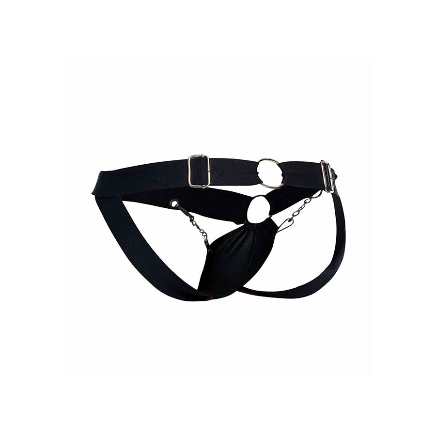 MOB - ONE SIZE BLACK CHAIN JOCKSTRAP