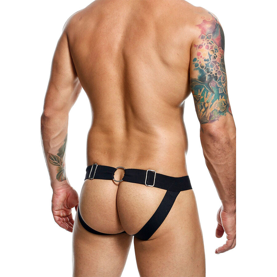 MOB - ONE SIZE BLACK CHAIN JOCKSTRAP