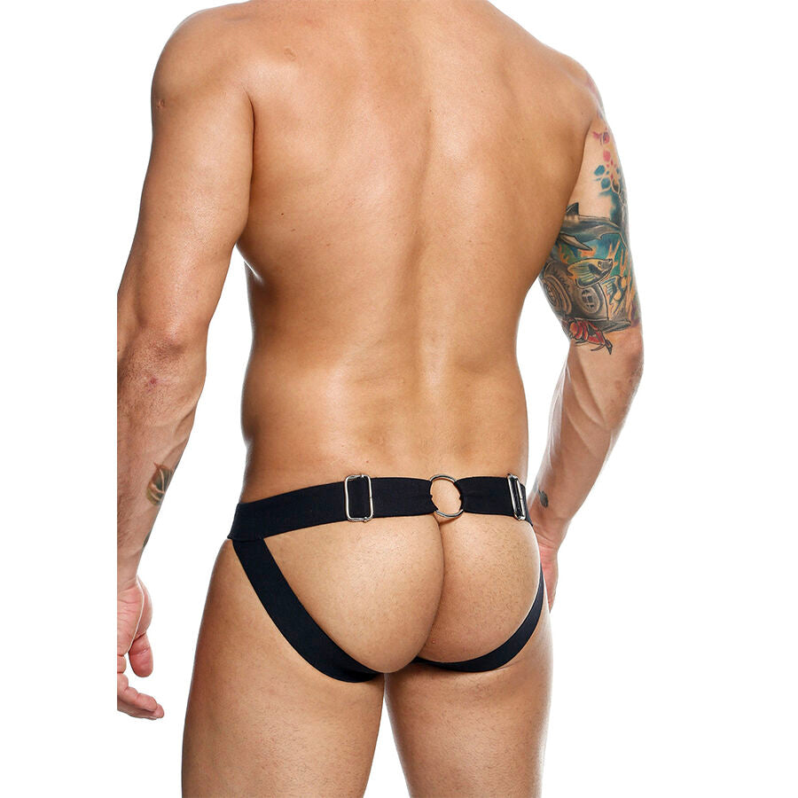 MOB - ONE SIZE BLACK CHAIN JOCKSTRAP