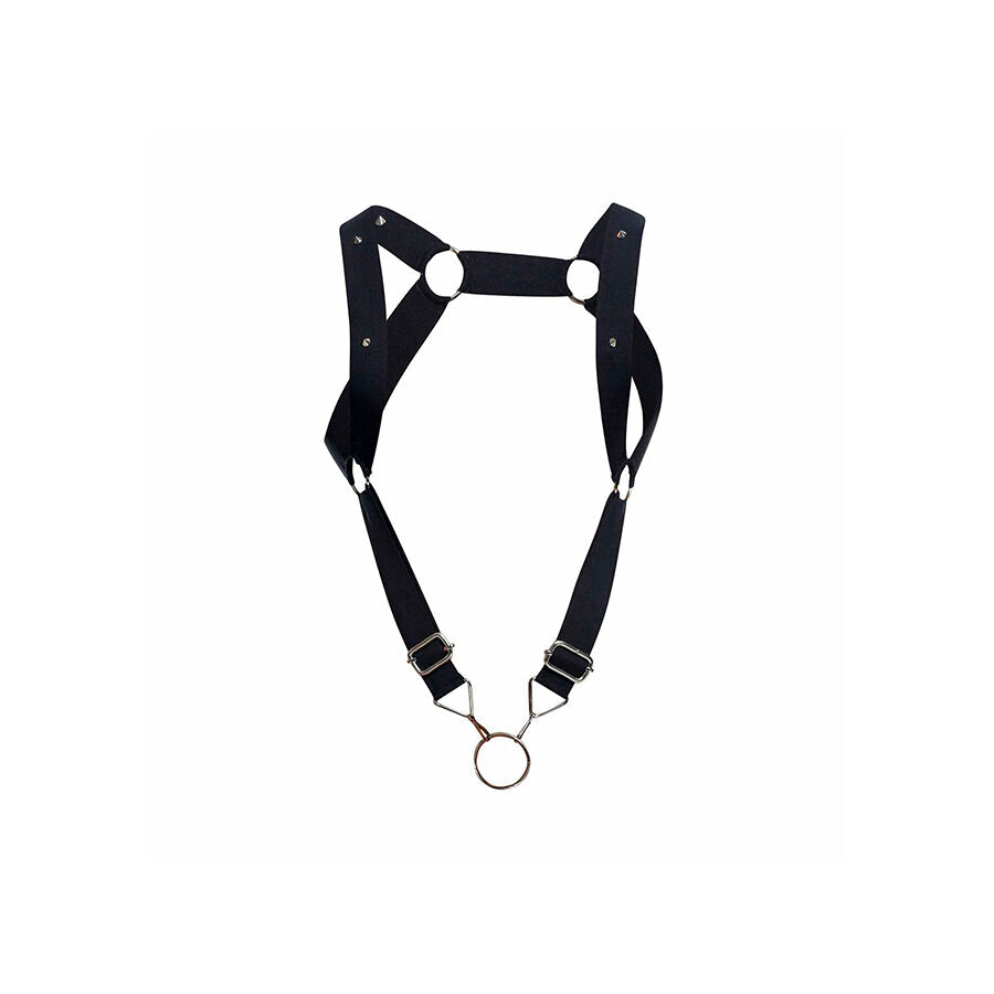 MOB HARNESS - DNGEON WITH STRAIGHT BLACK BACK ONE SIZE