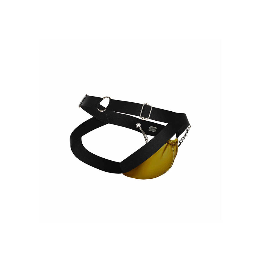 MOB - YELLOW DUNGEON JOCKSTRAP WITH CHAINS ONE SIZE