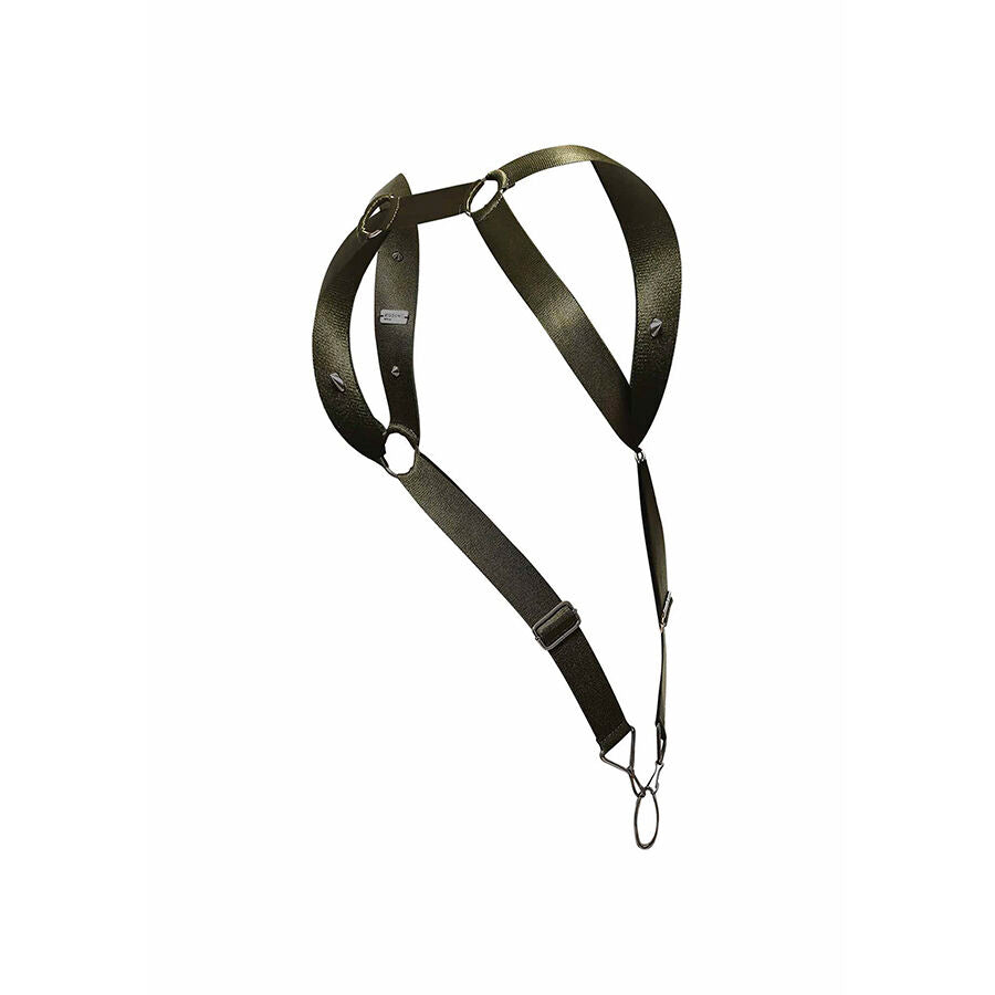 MOB - STRAIGHT BACK HARNESS GREEN DNGEON ONE SIZE
