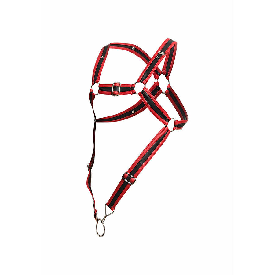 MOB - RED CROSS PENIS HARNESS DUNGEON ONE SIZE