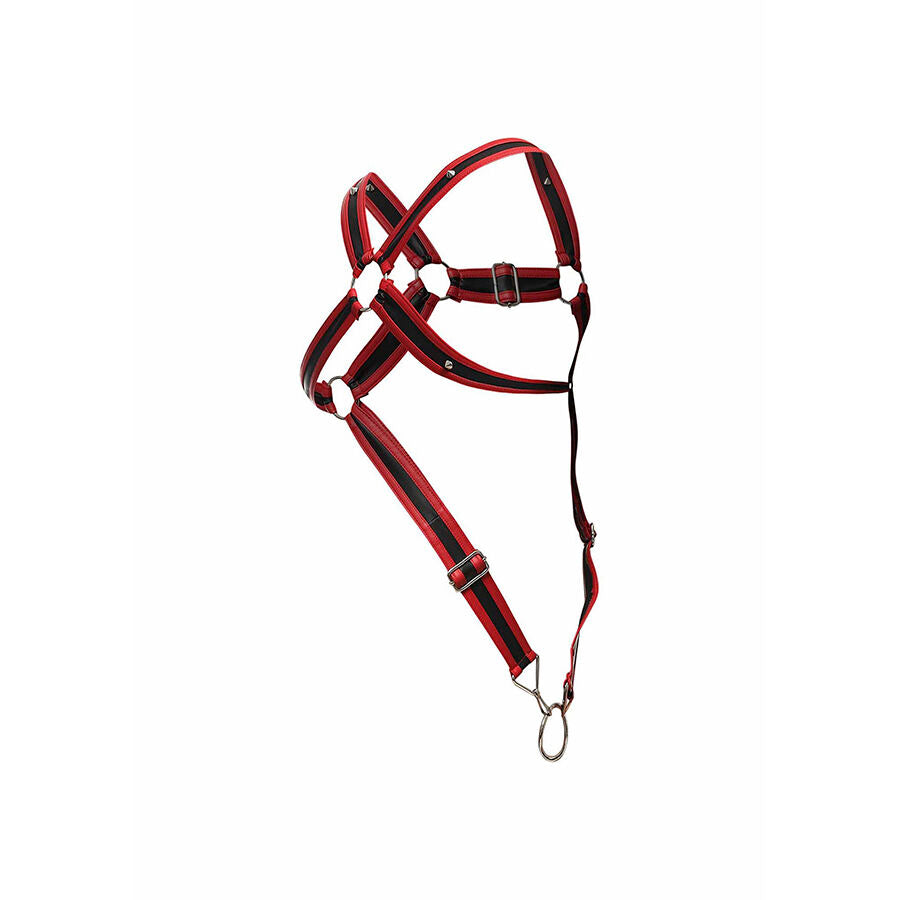 MOB - RED CROSS PENIS HARNESS DUNGEON ONE SIZE