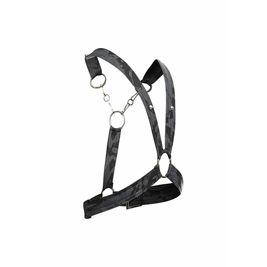 HARNESS MOB - SILVER DUNGEON WITH CHAINS ONE SIZE