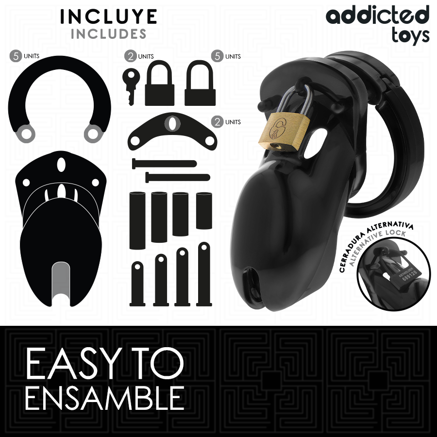 ADDICTED TOYS LOCKED - FORBIDDEN PENIS CAGE 10 CM