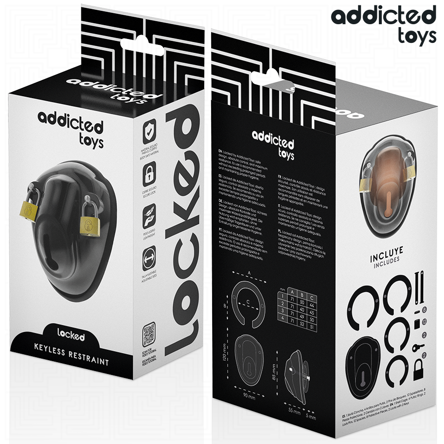 ADDICTED TOYS LOCKED - LOCKED PENIS NO KEY 11.5CM