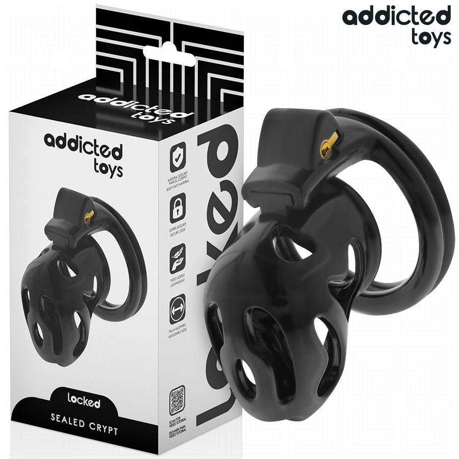 ADDICTED TOYS LOCKED - ENCRYPTED AND SEALED PENIS 8 CM