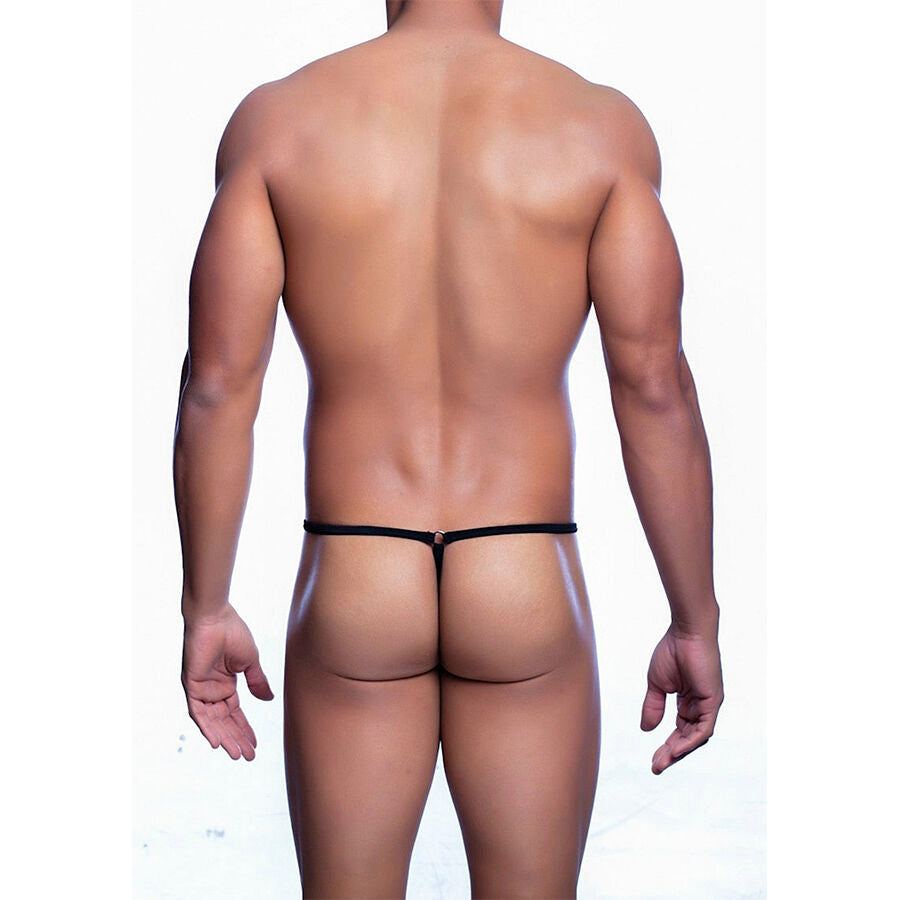 MOB - TEARDROP BLACK STRING THONG SIZE L/XL