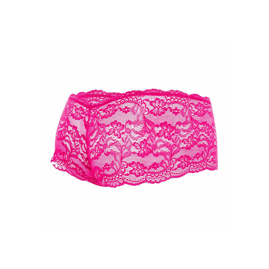 MOB - PINK LACE BOXER SHORTS SIZE L/XL