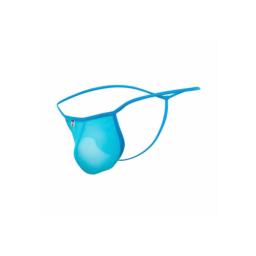 MOB - TRANSPARENT THONG AQUA SIZE L/XL