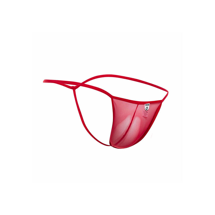 MOB - RED T-BACK THONG SIZE S/M