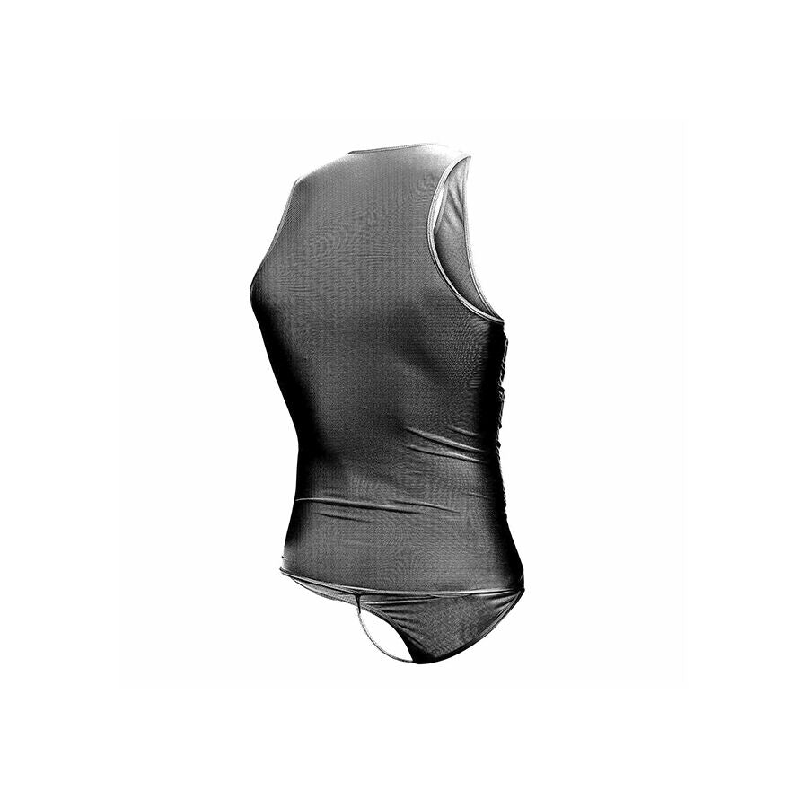 MOB - BLACK TRANSPARENT BODYSUIT SIZE S/M