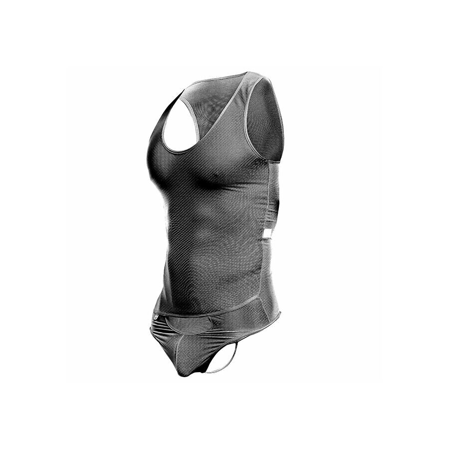 MOB - BLACK TRANSPARENT BODYSUIT SIZE S/M