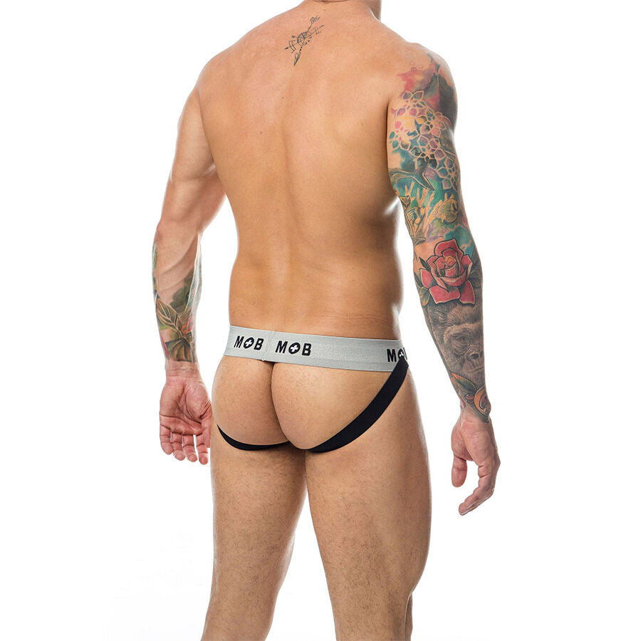MOB - CLASSIC STRIPED WHITE JOCK SIZE L