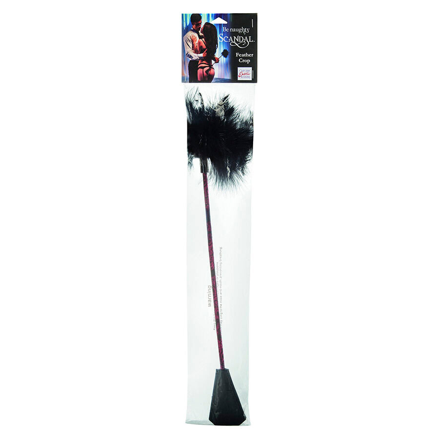 CALEXOTICS - SCANDAL BLACK FEATHER TICKLER