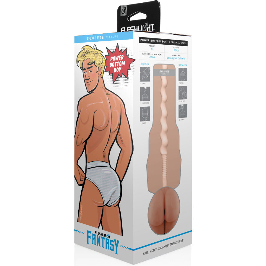 FLESHLIGHT FANTASY - POWER BOTTOM BOY ANAL MASTURBATOR