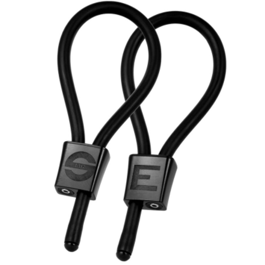 ELECTRASTIM - PRESTIGE ELECTRA LOOPS BLACK ADJUSTABLE PENILE RINGS