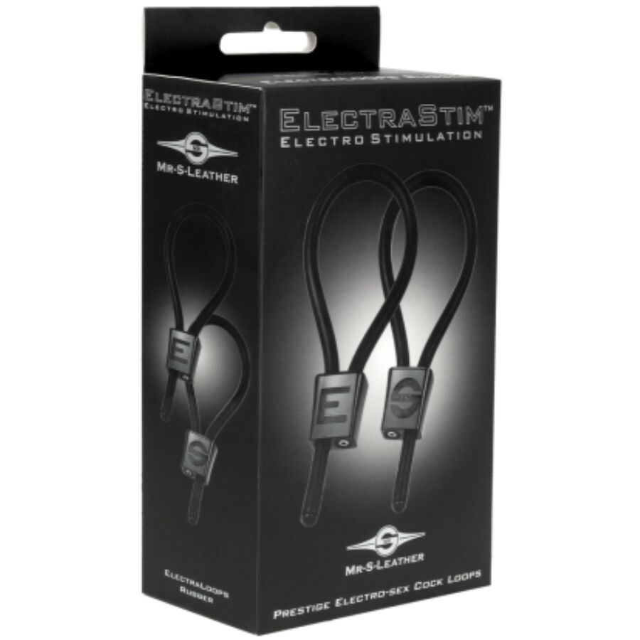 ELECTRASTIM - PRESTIGE ELECTRA LOOPS BLACK ADJUSTABLE PENILE RINGS