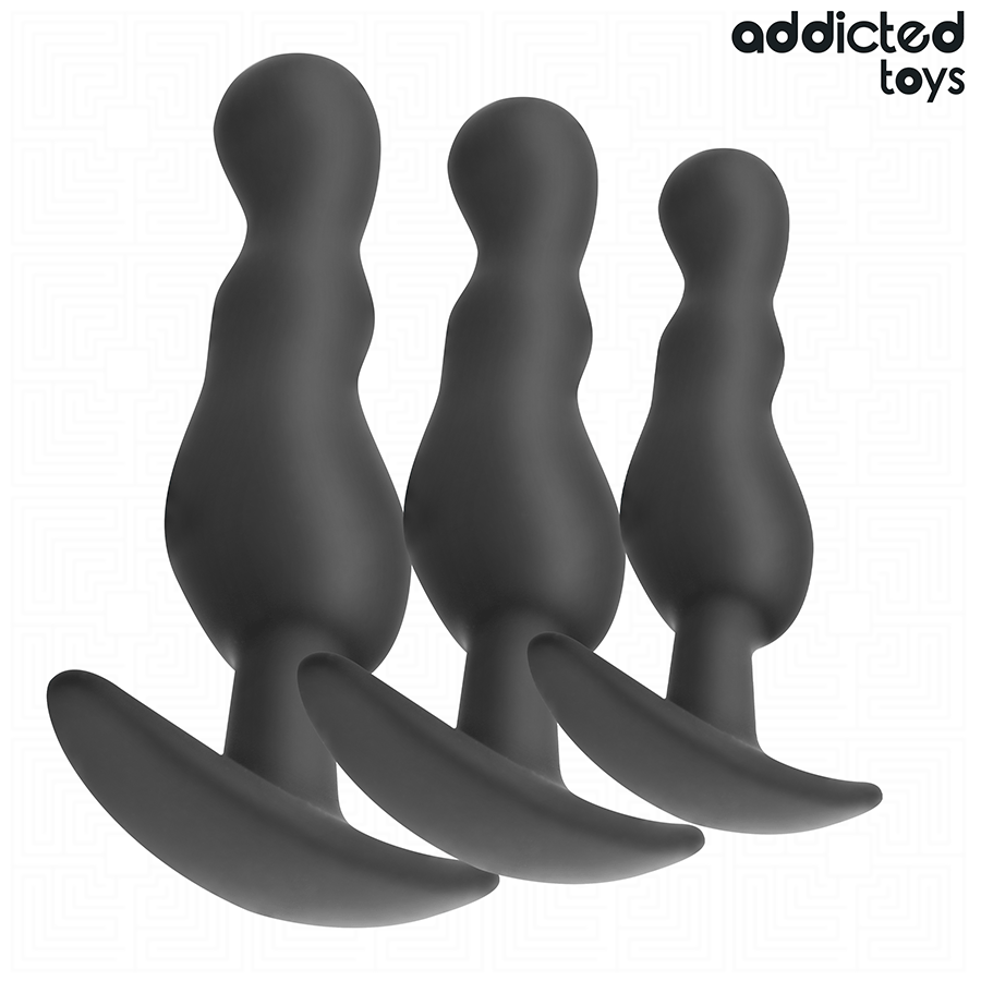 ADDICTED TOYS - SET OF 3 BUTT PLUG MODEL 1