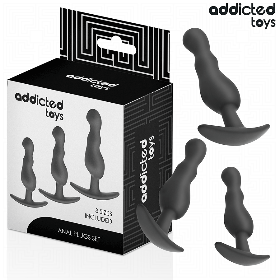 ADDICTED TOYS - SET OF 3 BUTT PLUG MODEL 1