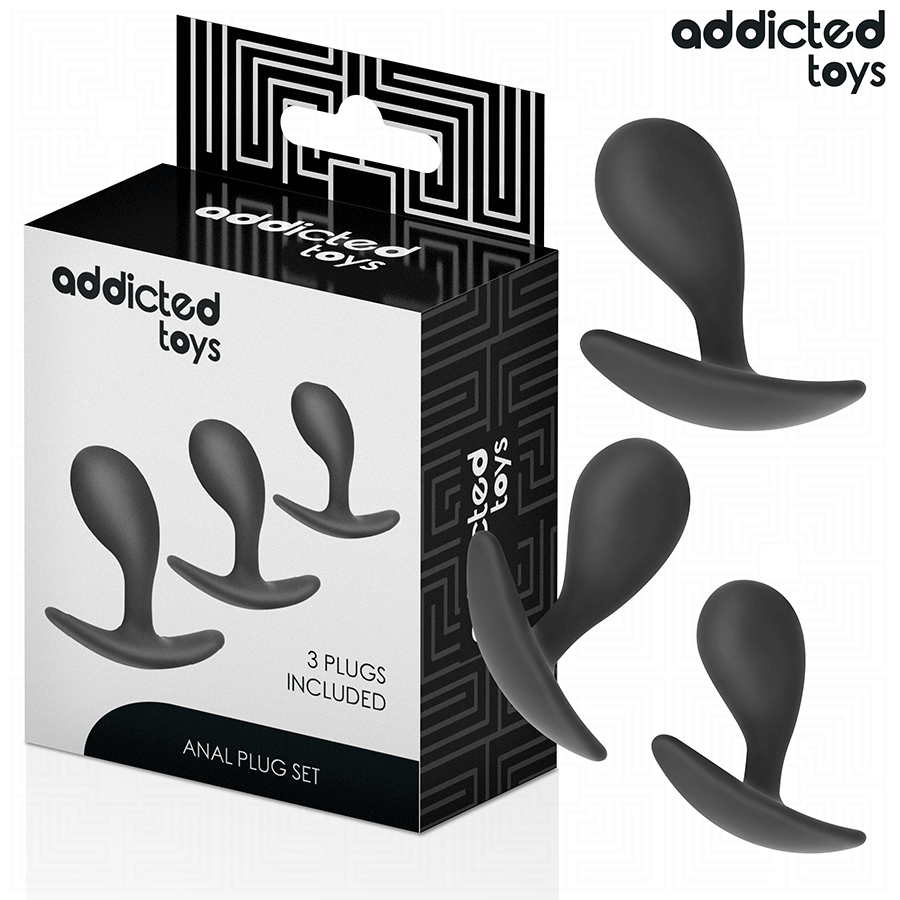 ADDICTED TOYS - SET OF 3 BUTT PLUG MODEL 3